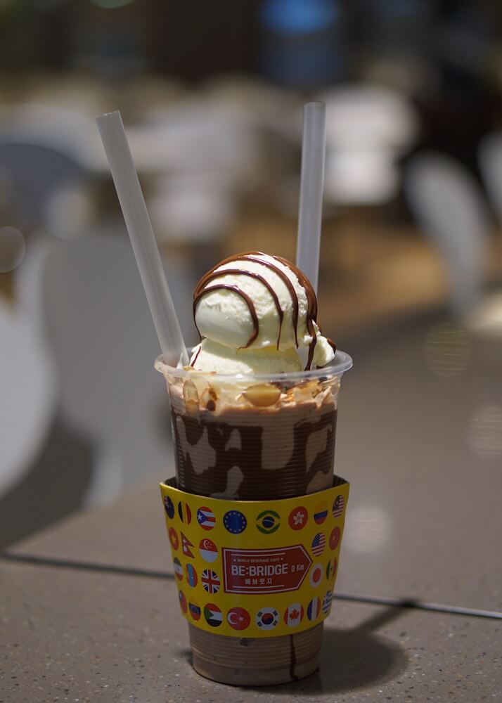 what to eat in seoul - korean nutella shake from bebridge