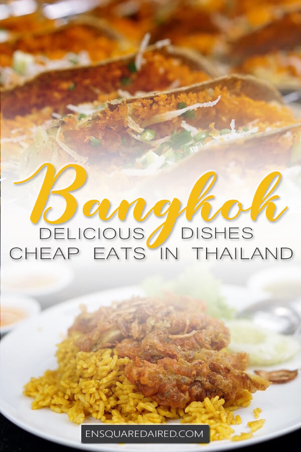 some of the best food in Bangkok - pinterest