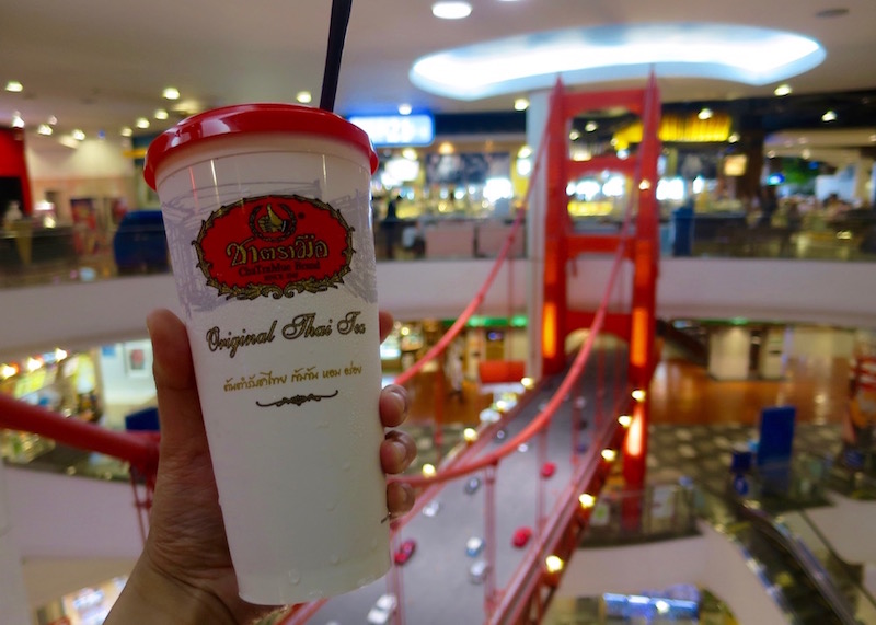 best desserts in bangkok - thai milk tea terminal 21