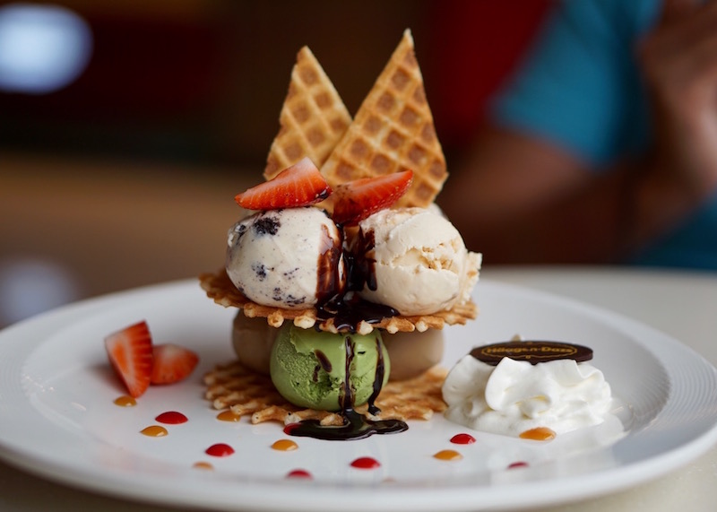 best desserts in Chiang Mai - haagen dazs thailand