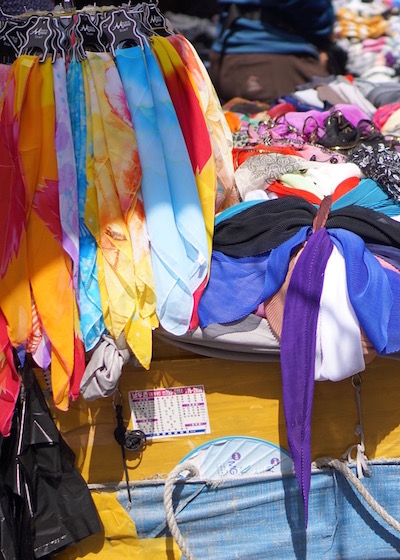 Namdaemun market in Seoul - clothes shopping