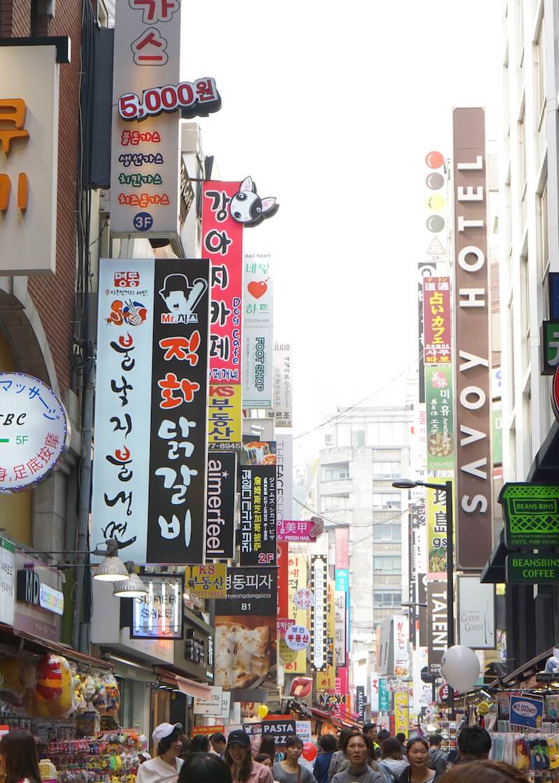 Places To Visit In Seoul - myeongdong