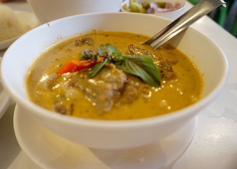 authentic thai cuisine - panang curry