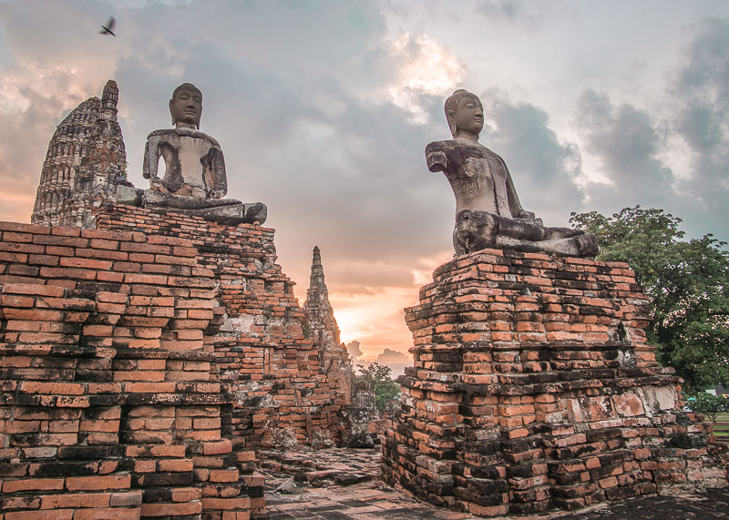 semi-nomadic life in chiang mai ayutthaya sunset