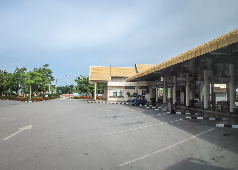 bus station on our tip from Ayutthaya to Sukhothai