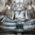 Buddha inside Wat Si Chuang in Sukhothai Thailand