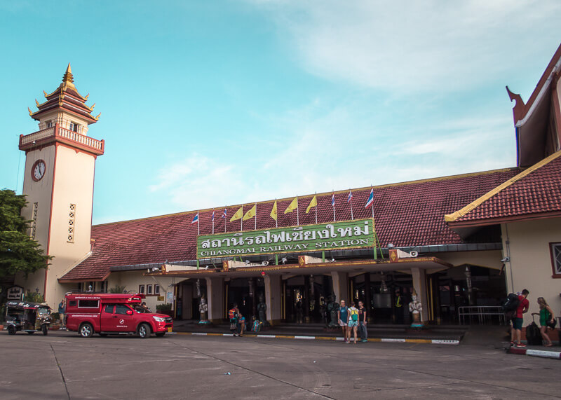 Chiang Mai train station front entrance