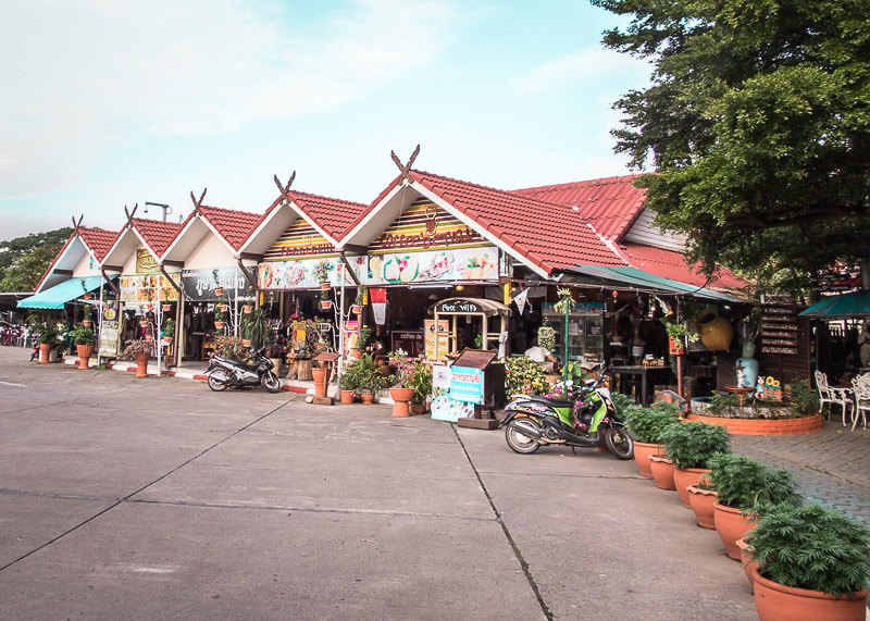 shops at Chiang Mai Train Station