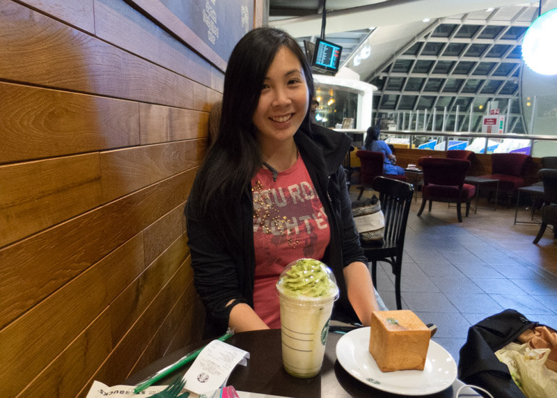 sydney travel blog - BKK airport starbucks