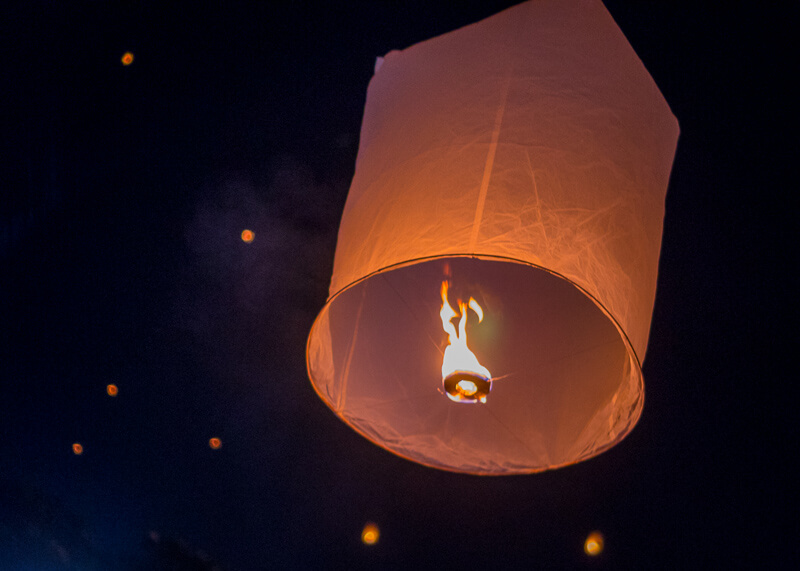Loy Krathong Chiang Mai lantern festival - lantern