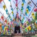 Loy Krathong Chiang Mai lantern festival - Sky filled with lanterns