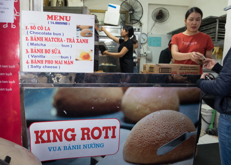 Best Food Hanoi Vietnam - Roti King stall