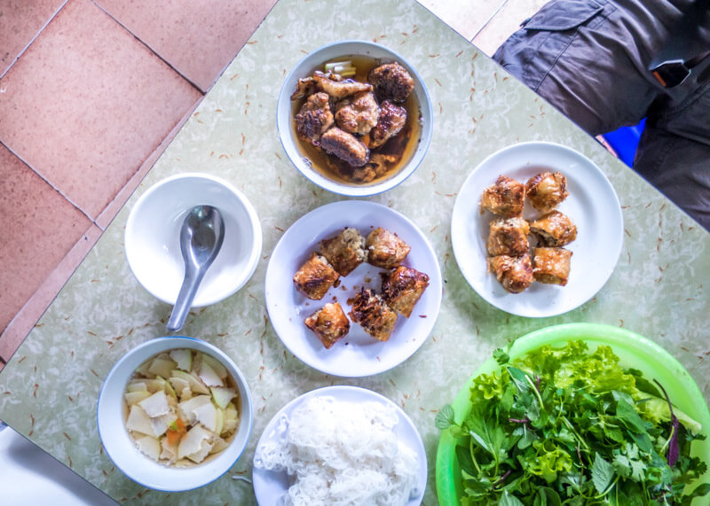 Best Food Hanoi Vietnam - Bún chả