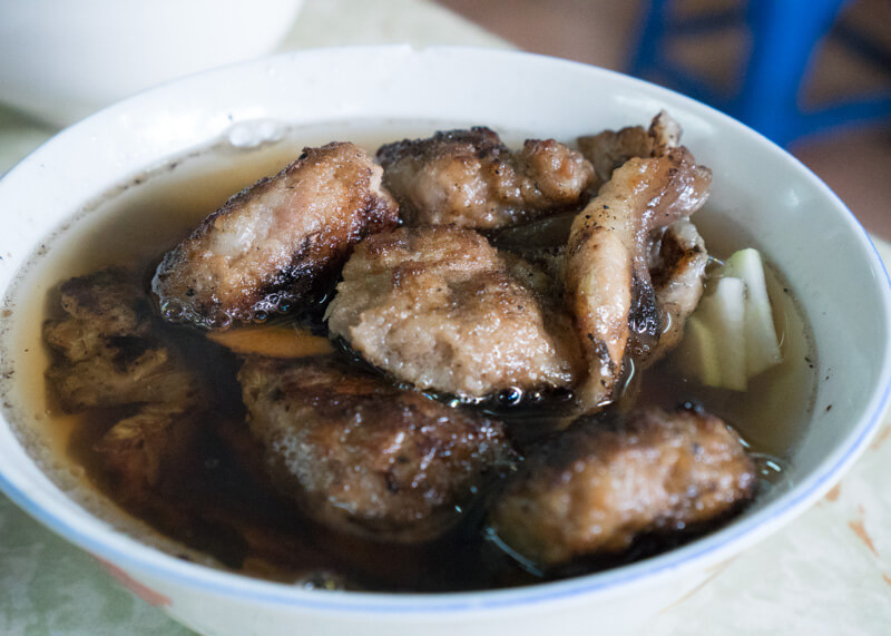 Best Food Hanoi Vietnam - bun cha meat