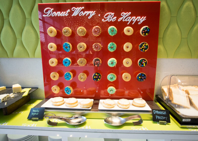 Hotel Aloft KL Sentral - colourful donuts