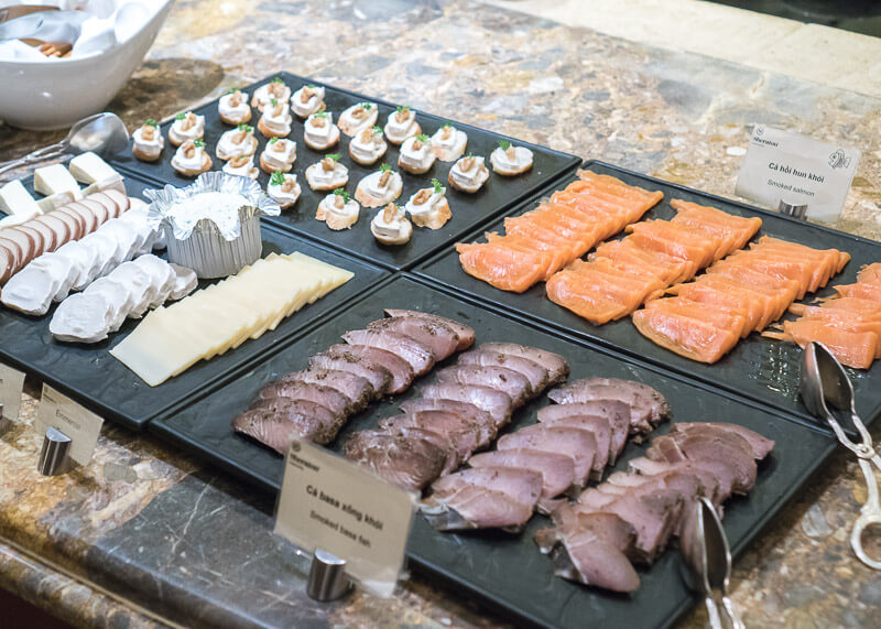 Sheraton hanoi hotel vietnam - Cold cuts and salmon