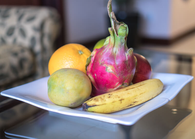 Sheraton hanoi hotel vietnam - welcome fruits