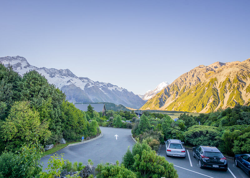 aoraki mount cook alpine lodge - mountain view