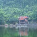 Trang An Grottoes tour - temple by water