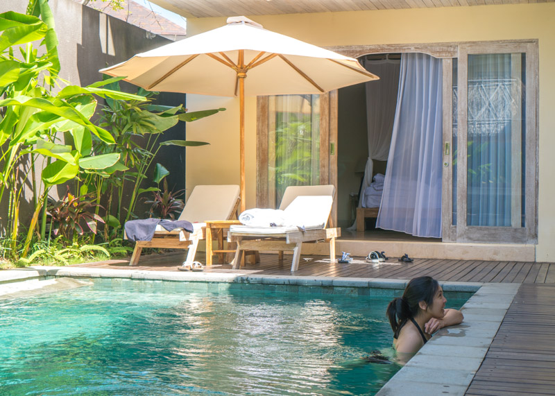 What It’s Like To Stay In A Breathtaking Bali Villa | This beautiful Bali villa combines serenity and luxury in an open concept space with a private pool at your doorstep. Spoiled, reclusive and rejuvenated are just some of the thoughts we felt... This place is ideal for a honeymoon