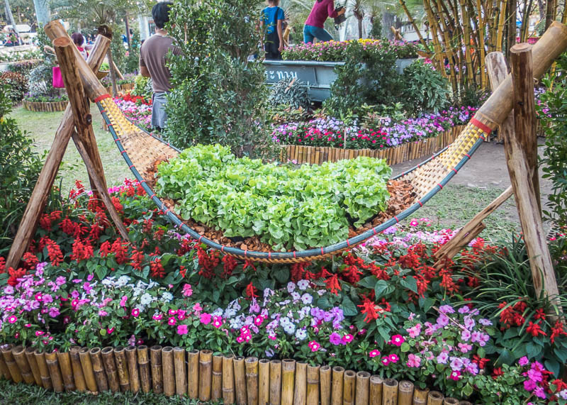 chiang mai flower festival - decorations