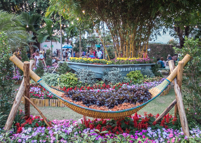 chiang mai flower festival - flower decorations