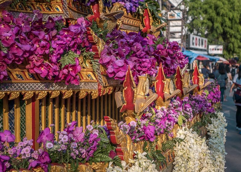 chiang mai flower festival - floats