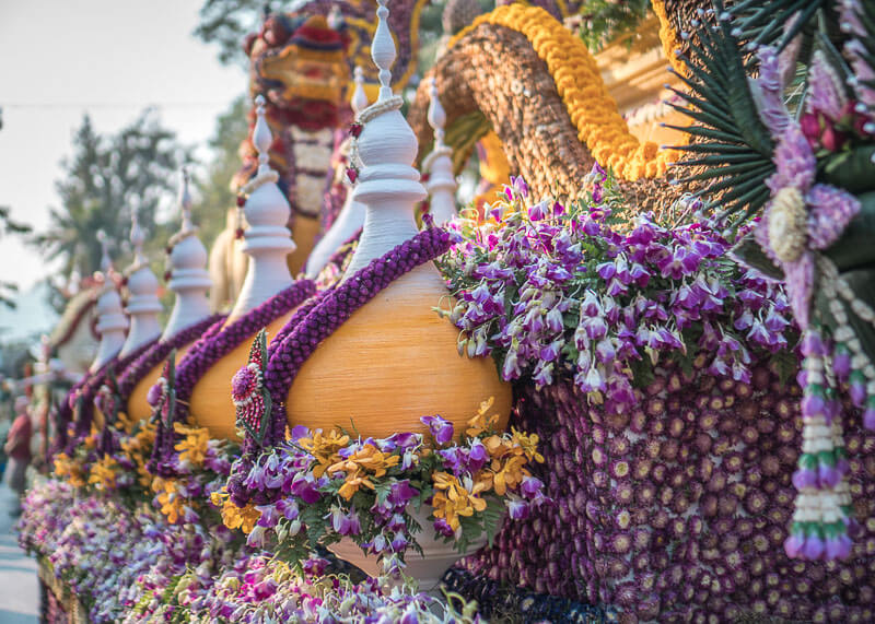 chiang mai flower festival - floats