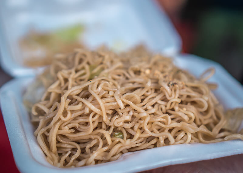 chiang mai flower festival - noodles