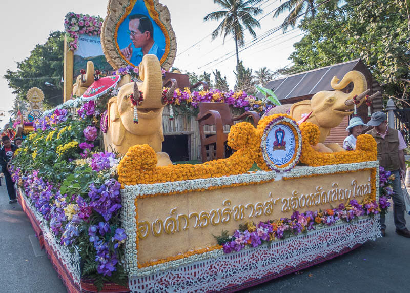 chiang mai flower festival - floats