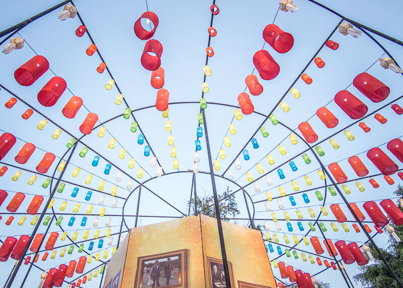 chiang mai flower festival - lantern decorations