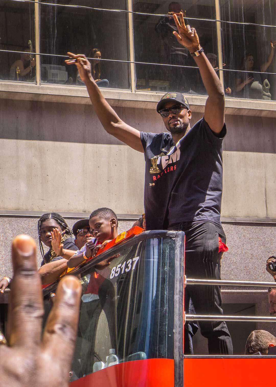 Raptors championship celebration parade - Serge Ibaka