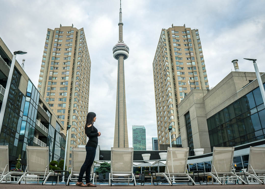 Radisson Harbourfront Toronto - CN tower view