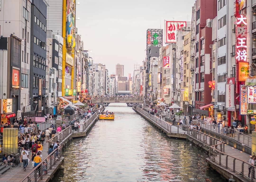 What To Do In Dotonbori - river walk