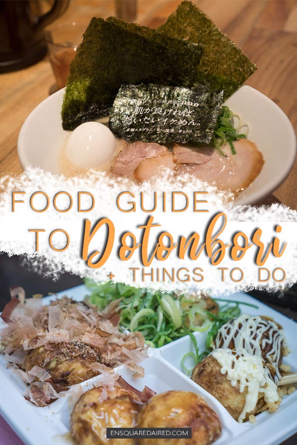 things to do in Dotonbori - pinterest