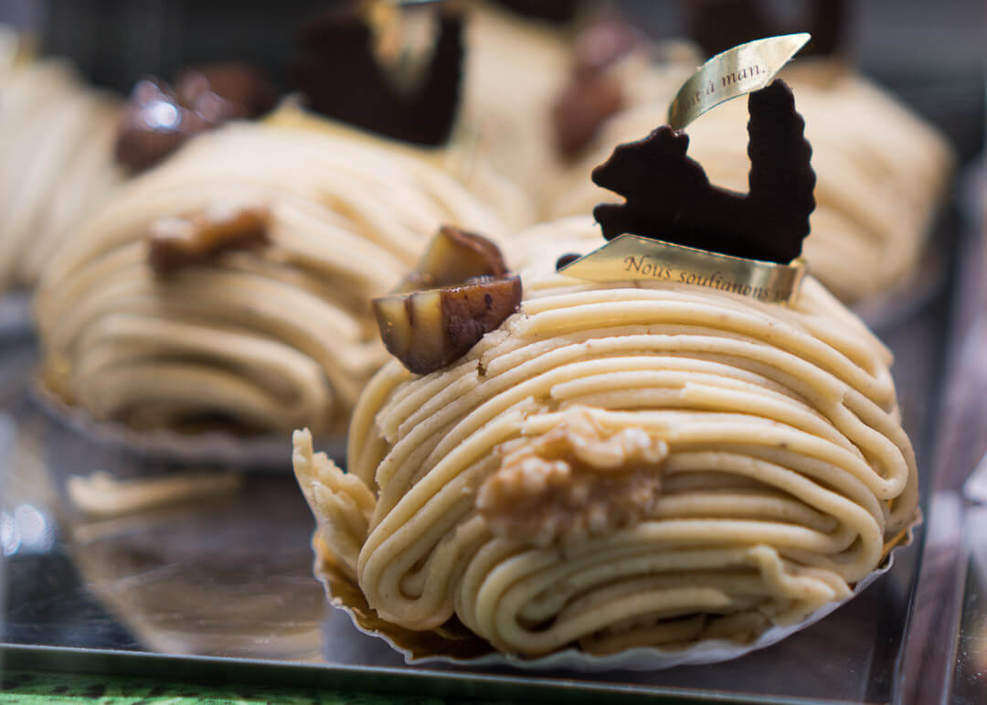 kyoto cheap eats - Chestnut dessert