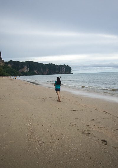 Rainy Days At The Beautiful Ao Nang Beach | There are tons of things to do in Ao Nang beach in Krabi Thailand, especially excursions from the area. If you’re trying to decide if Ao Nang is the place for you and you’re looking for ideas on places to stay, then read this post to help with your travel plans! #travel #destinations #thailand #krabi #slowtravel #wanderlust #aonang #beach