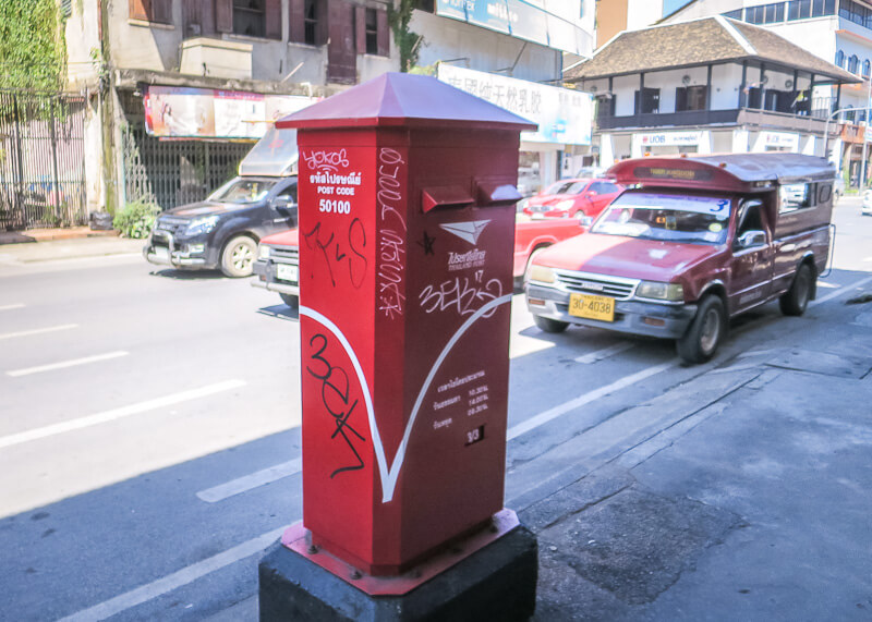 living in chiang mai thailand - mailbox 