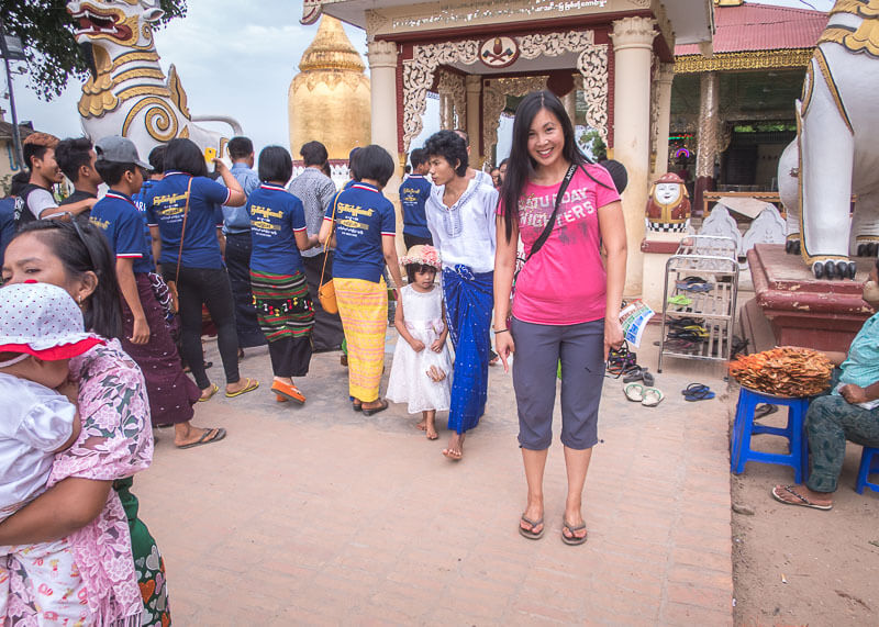 Bagan trip blog - bu paya entrance