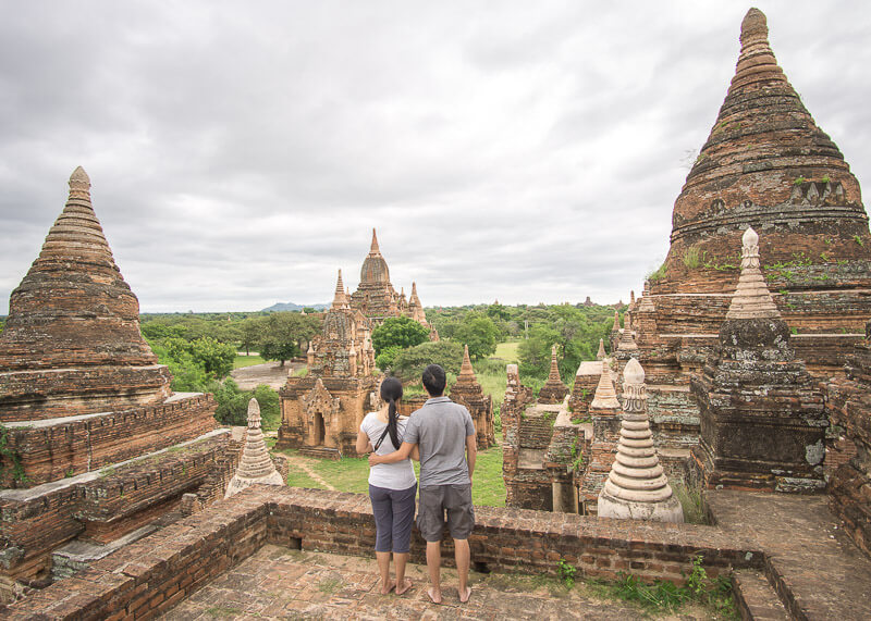 Bagan trip blog - secret temple rooftop