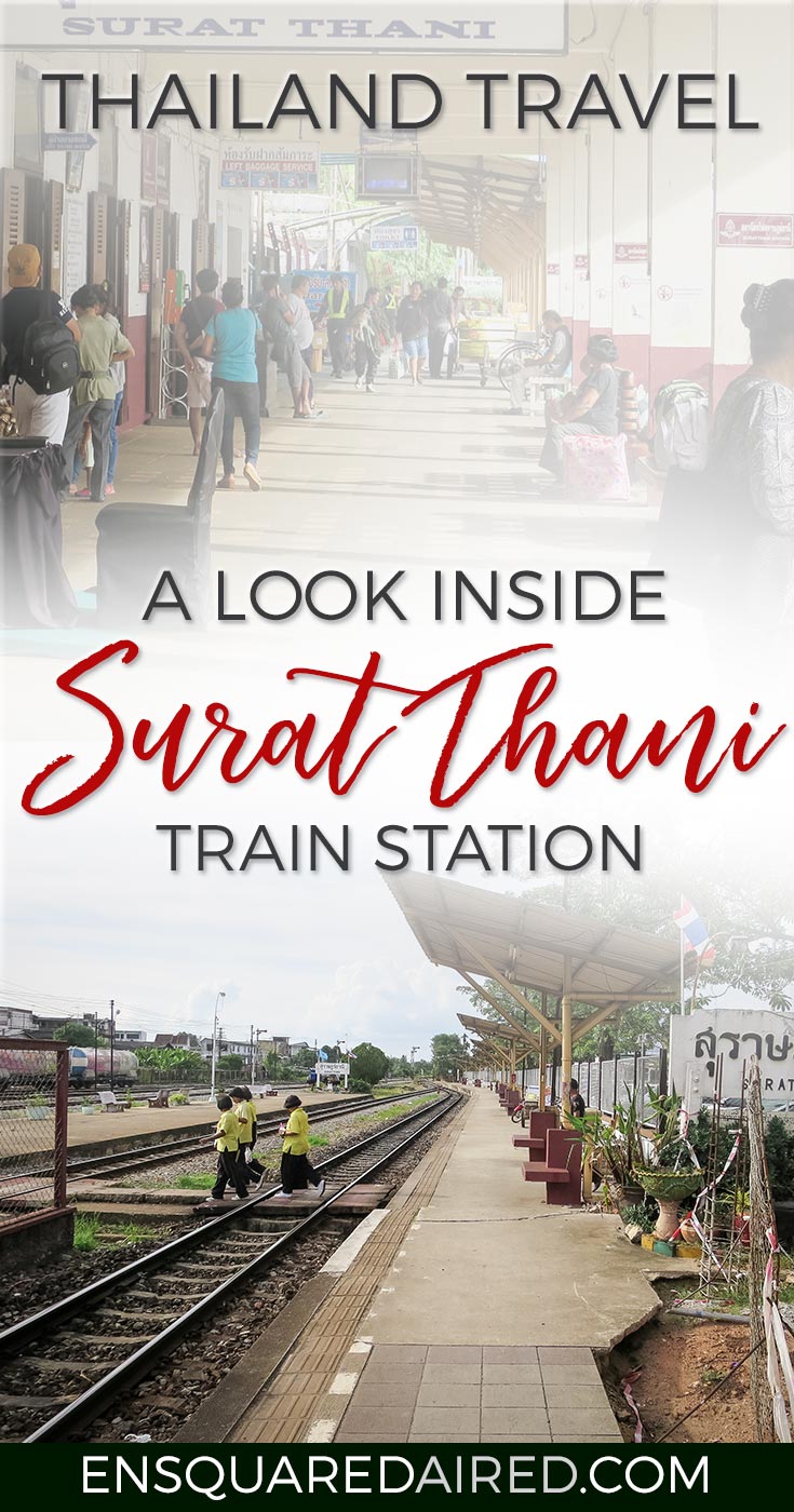 this is what the surat thani train station looks like - pin