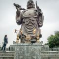 ninh binh travel blog - laughing Buddha at Bai Dinh Pagoda