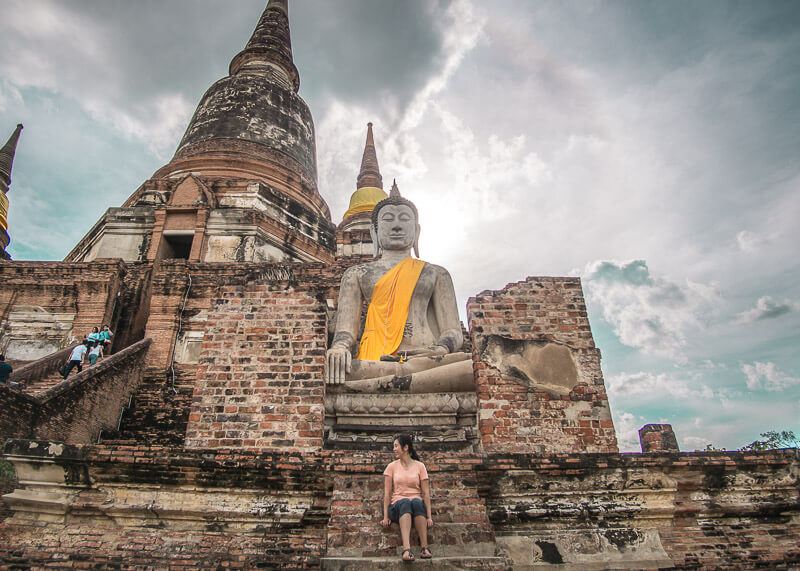 The Best Way To Visit Ayutthaya Historical Park | Learn insider tips about Ayutthaya to make your trip awesome. Find photography ideas on what to include in your itinerary for your travel. Learn why you should spend more than one day in Ayutthaya Thailand things to do in this city. #travel #destinations #thailand #culturetravel #Ayutthaya #slowtravel #wanderlust #romantictravel #thailandtravel | culture travel | Romantic travel | Thailand travel | Honeymoon | Asia Travel | Round the world trip