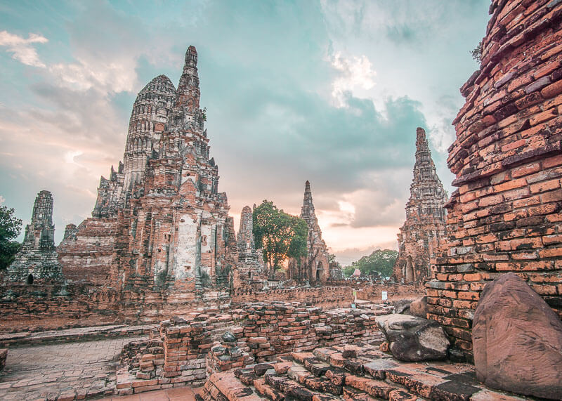 12 Top Tips & Things You Need To Know Before You Visit Ayutthaya Thailand | Knowledge is power and learning a few insider tips about Ayutthaya will make your trip incredible. Read on for some photography in Ayutthaya and ideas on what to include in your travel itinerary. #travel #destinations #thailand #culturetravel #Ayutthaya #slowtravel #wanderlust #romantictravel #thailandtravel | culture travel | Romantic travel | Thailand travel | Honeymoon | Temples | Round the world trip | Asia Travel