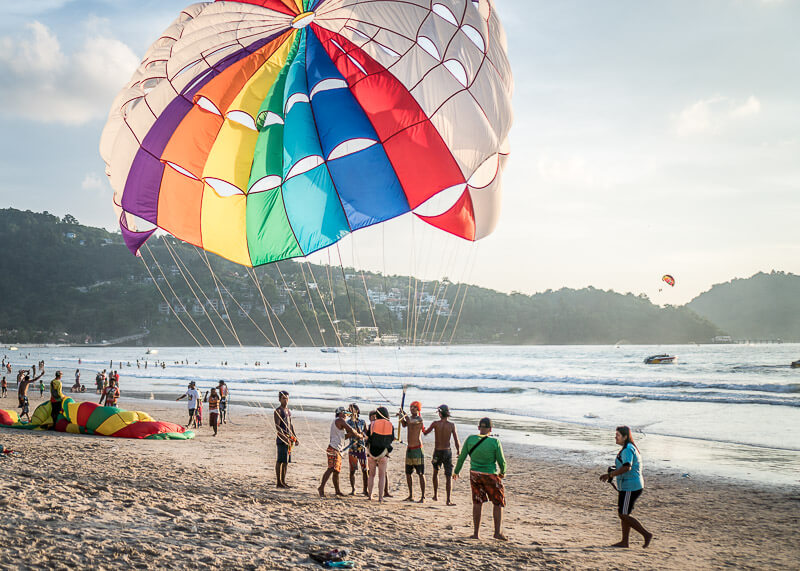 12 Interesting things you didn’t know about Patong beach in Phuket | This post talks about things you didn’t know about Patong beach in Phuket and a bit about what to expect at Patong beach. There’s also some great photography in Phuket, and ideas on what to include in your itinerary for your Phuket travels. #travel #destinations #thailand #beachtravel #phuket #slowtravel #wanderlust #romantictravel #thailandtravel | Beach travel | Romantic travel | Thailand travel | Honeymoon