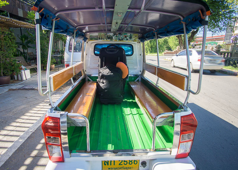 Ayutthaya to Sukhothai - tuktuk ride